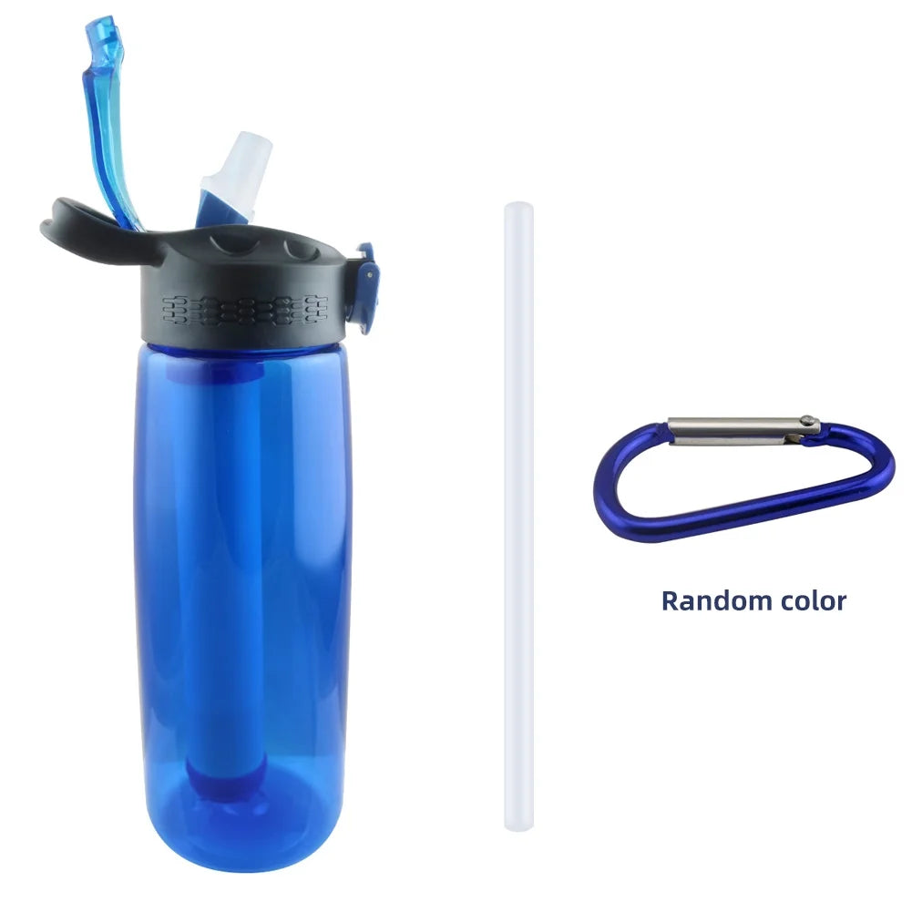 Blue Tritan Water Filter Bottle P9201