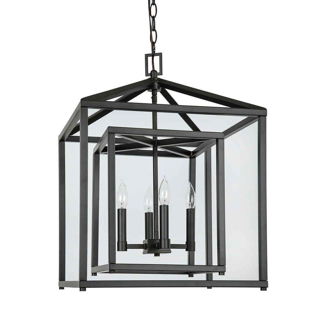 17x22 Wide 4 Light Candle Style Chandelier with Oil Rubbed Bronze W188
