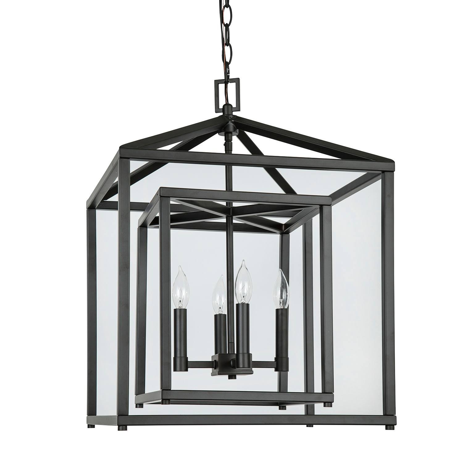 17x22 Wide 4 Light Candle Style Chandelier with Oil Rubbed Bronze W188