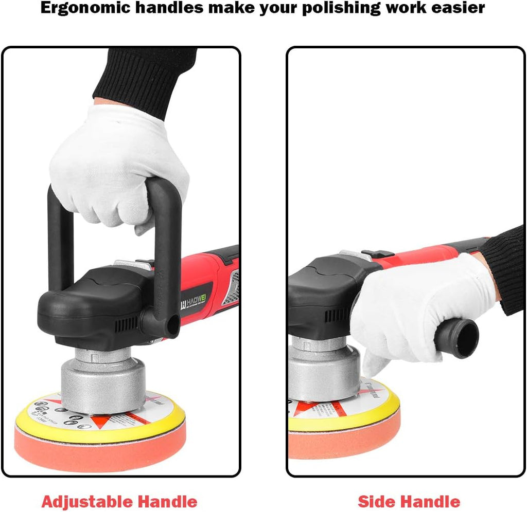 Random Orbital Polisher Dual-Action Sander Buffer Kit (6 inch) V105