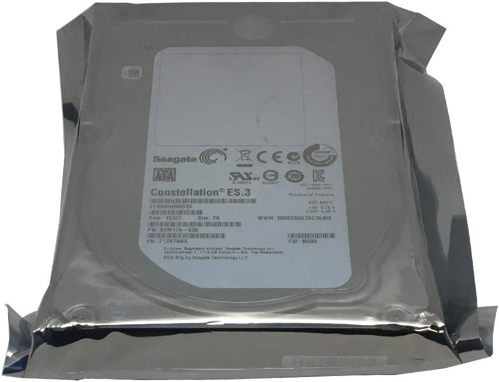4TB 7200RPM 128MB Cache SATA 6.0Gb/s 3.5inch Enterprise Hard Drive Pack of 2 G140