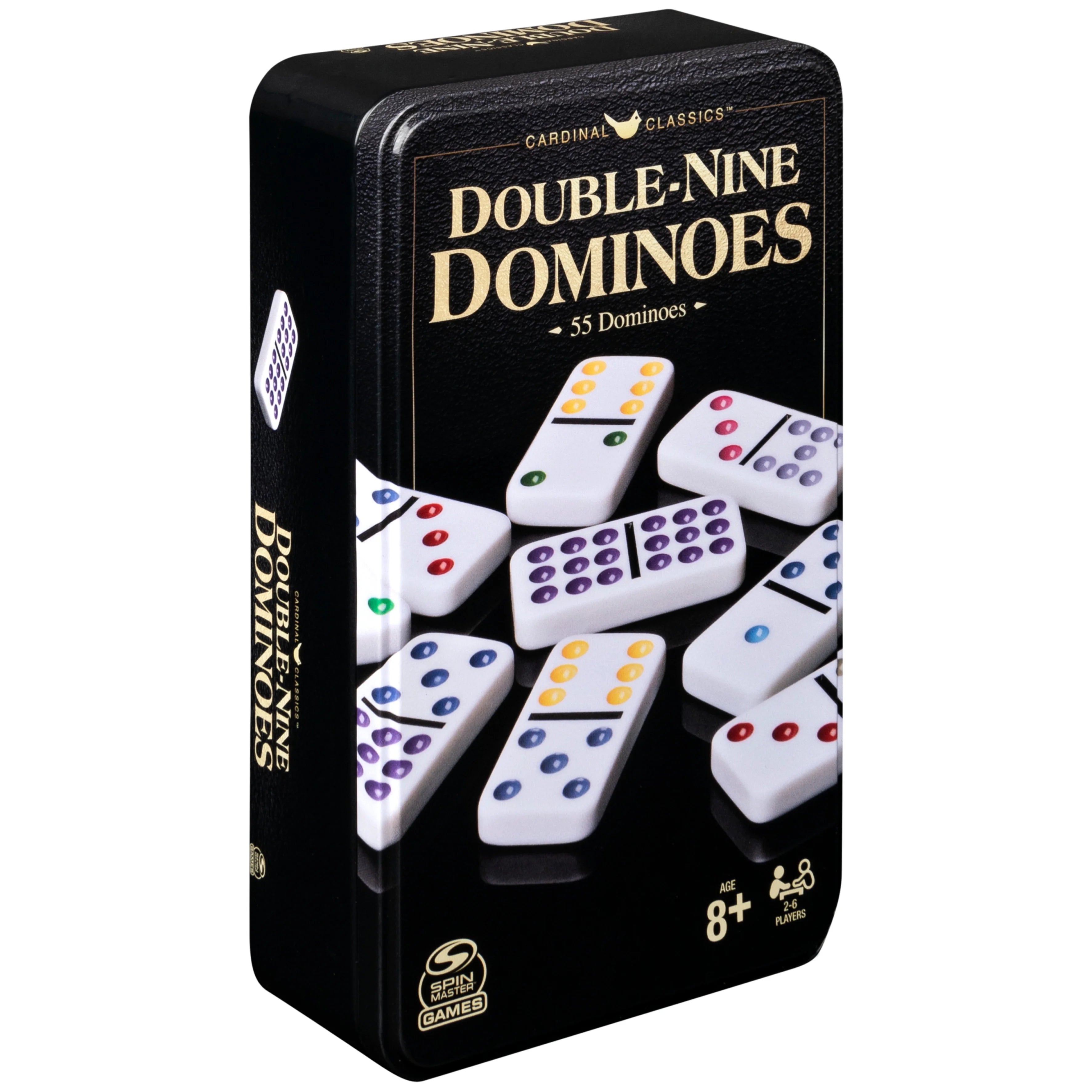 Double Nine Dominoes Set in Storage Tin H10145