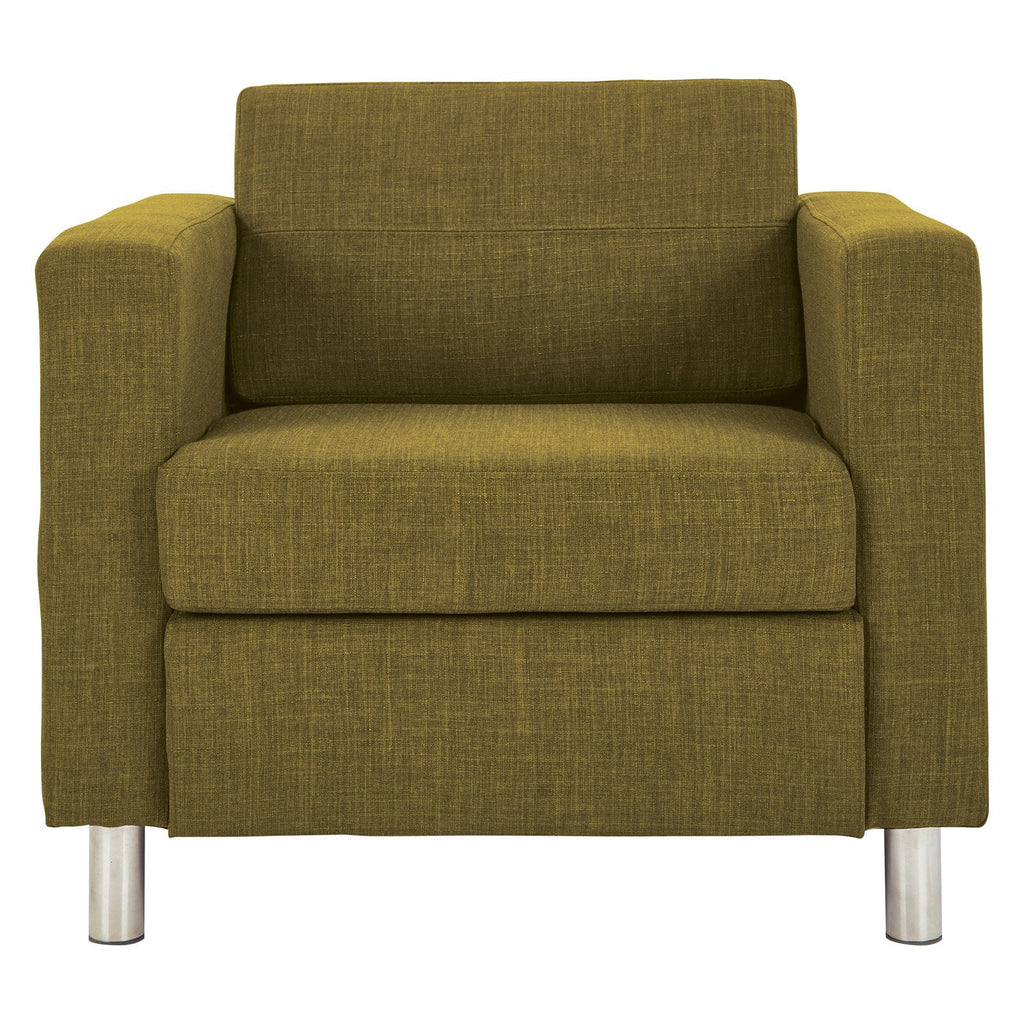 Tangerine Fabric Armchair O176