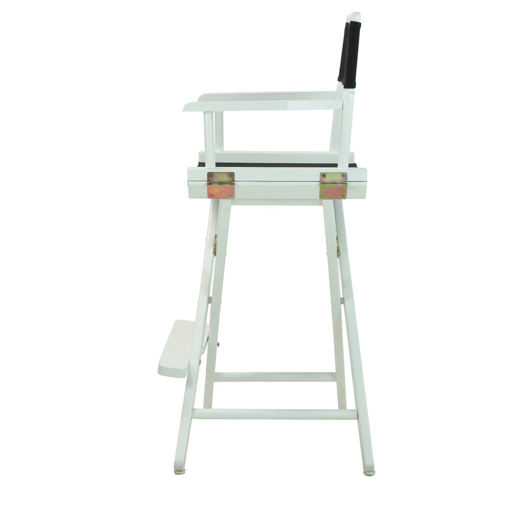 White Frame Turquoise Canvas Director's Chair A60414