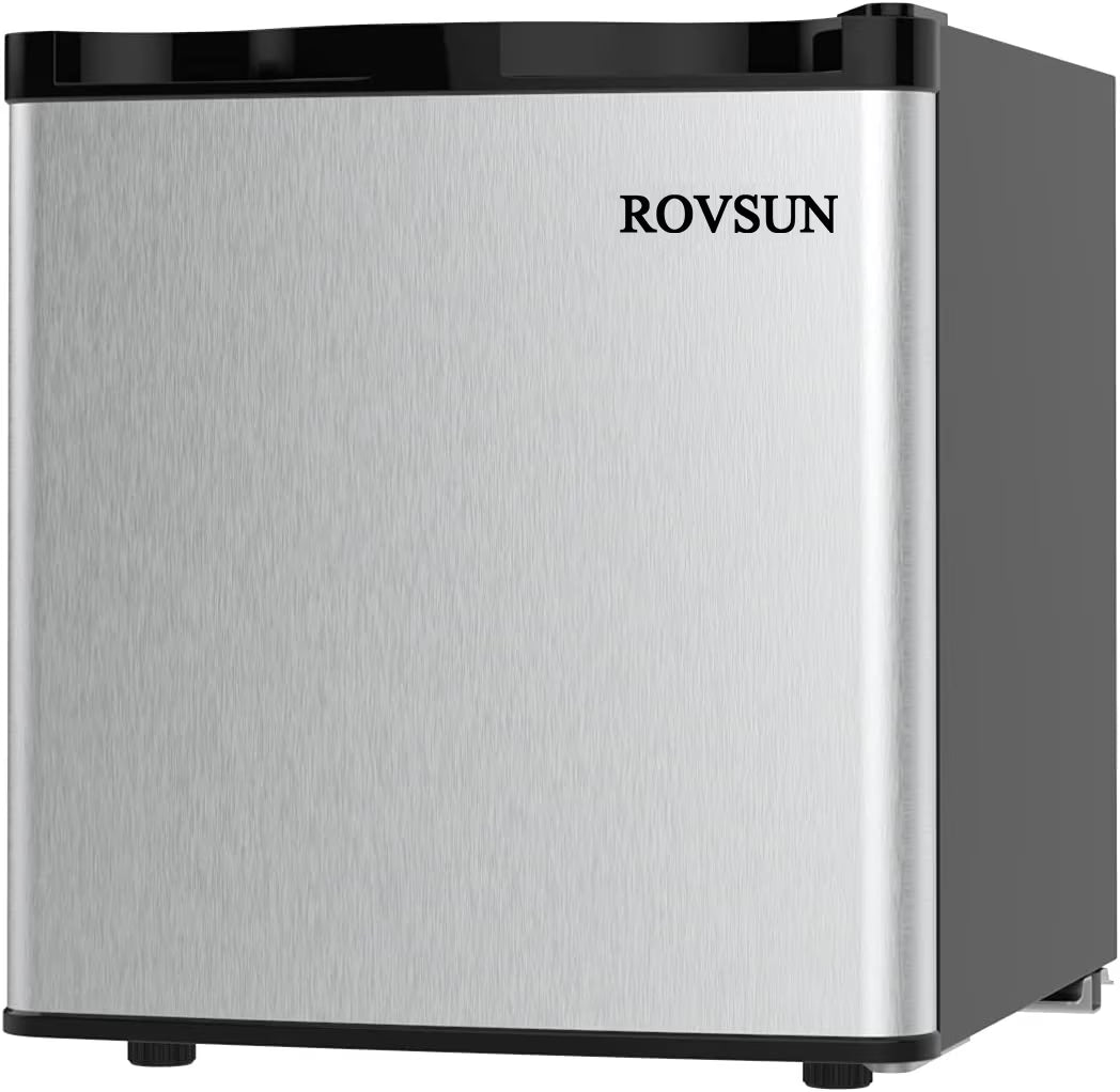 1.1 Cu.Ft Compact Upright Freezer with Shelf & Adjustable Thermostat E972