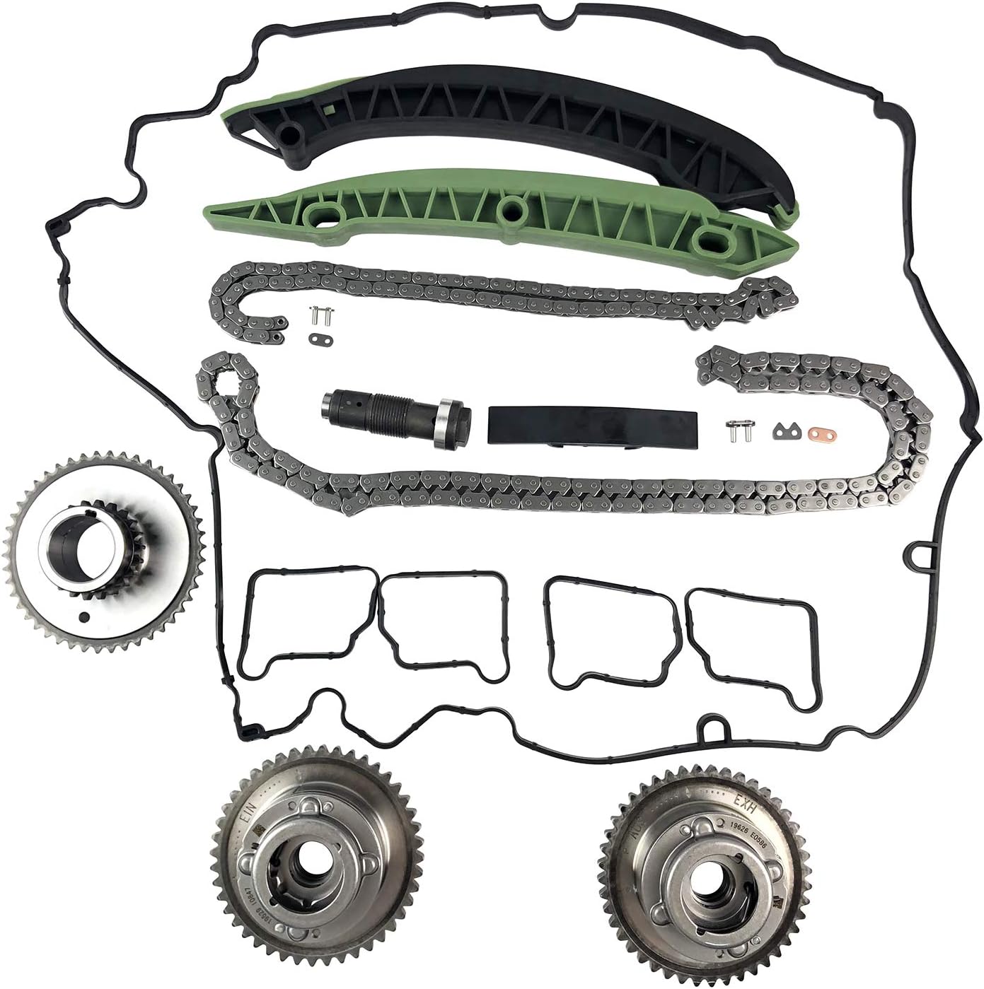 Timing Chain Kit with Camshaft Adjuster for Mercedes Benz M271 X47496
