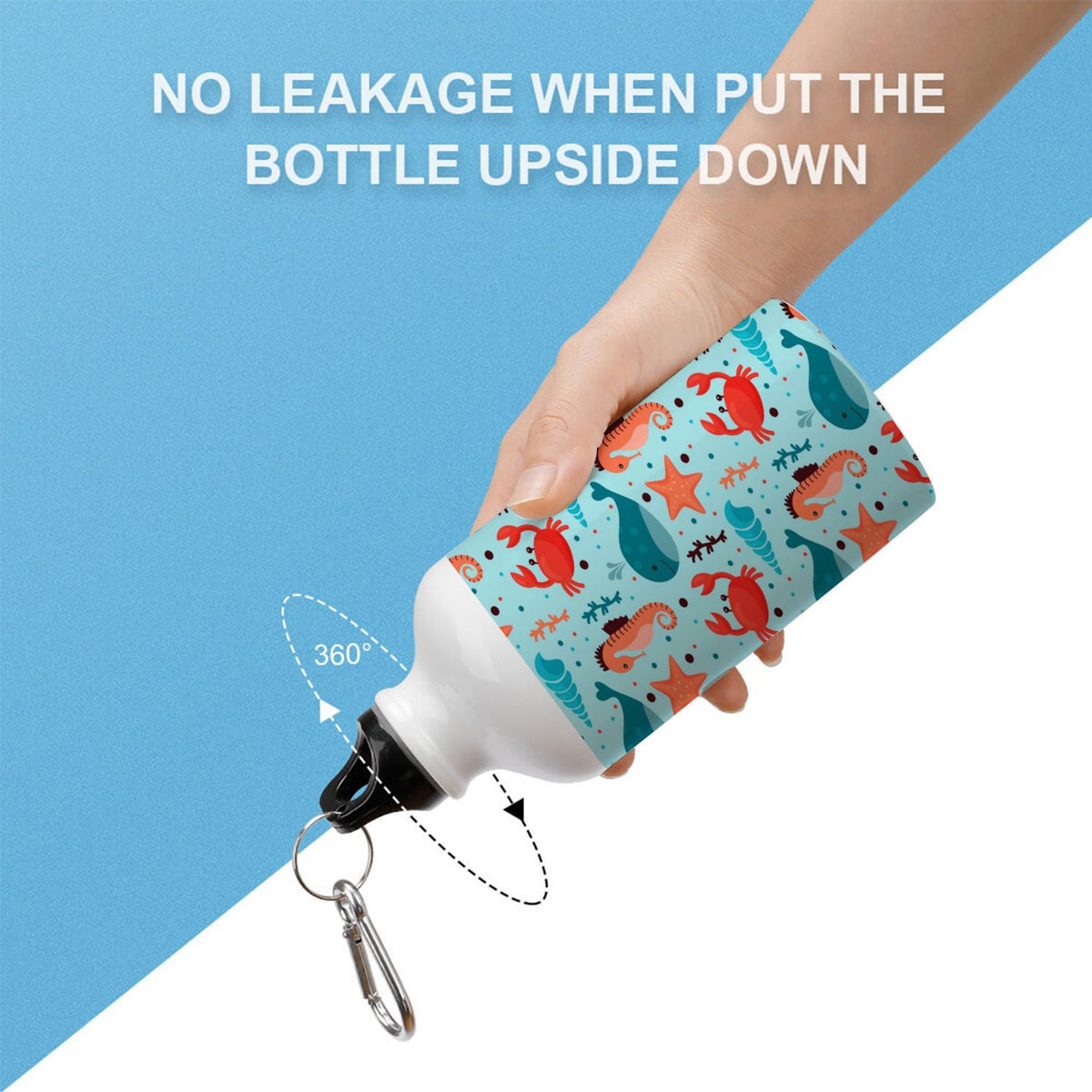 400ml Sport Aluminum Water Bottle with Twist Cap P49890