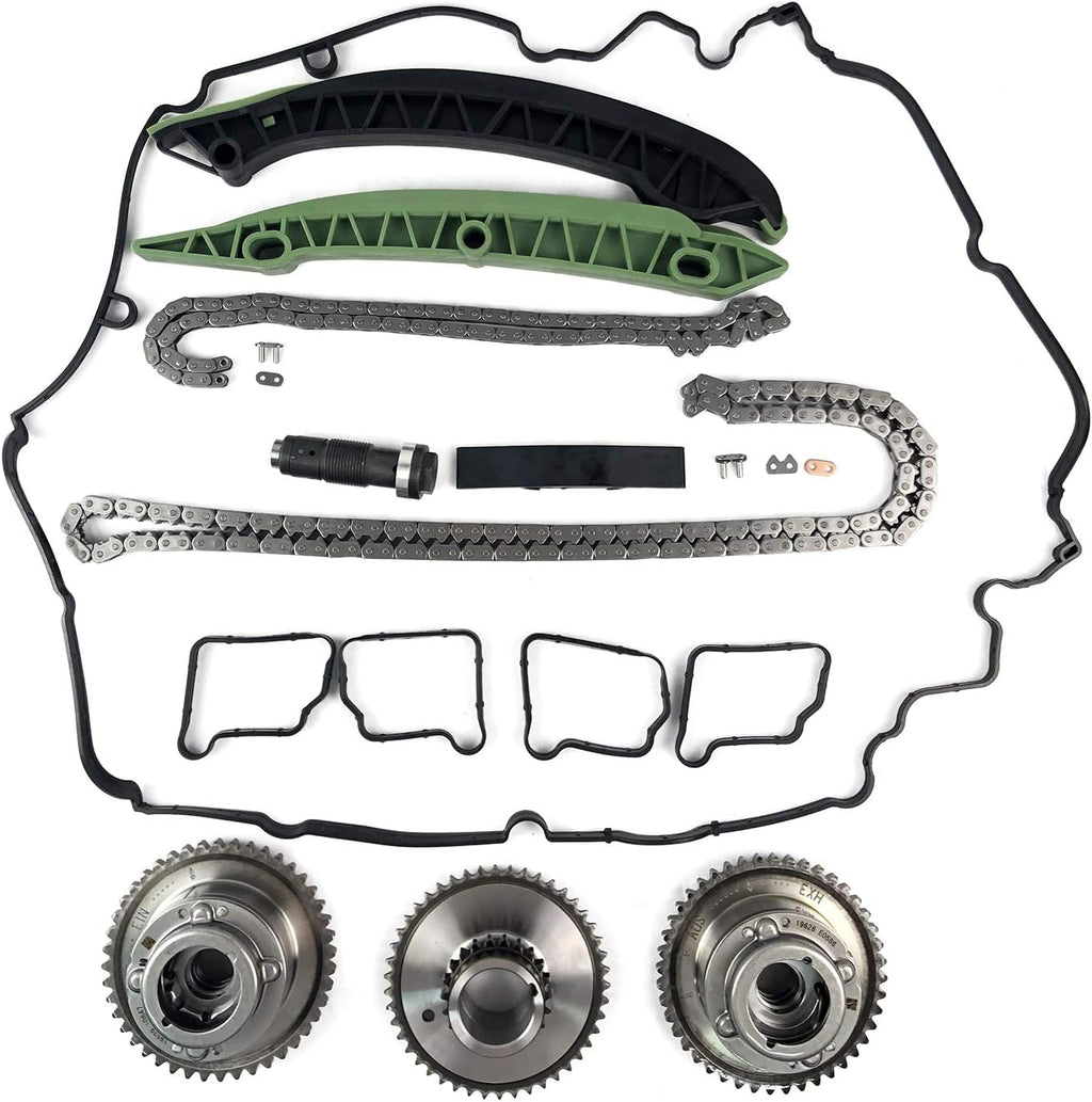 Timing Chain Kit with Camshaft Adjuster for Mercedes Benz M271 X47496