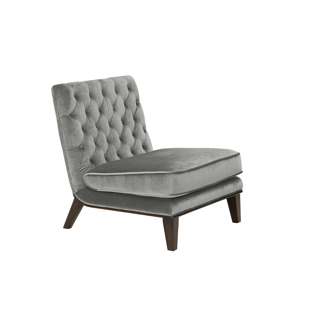 Tufted Velvet Slipper Accent Chair S2529