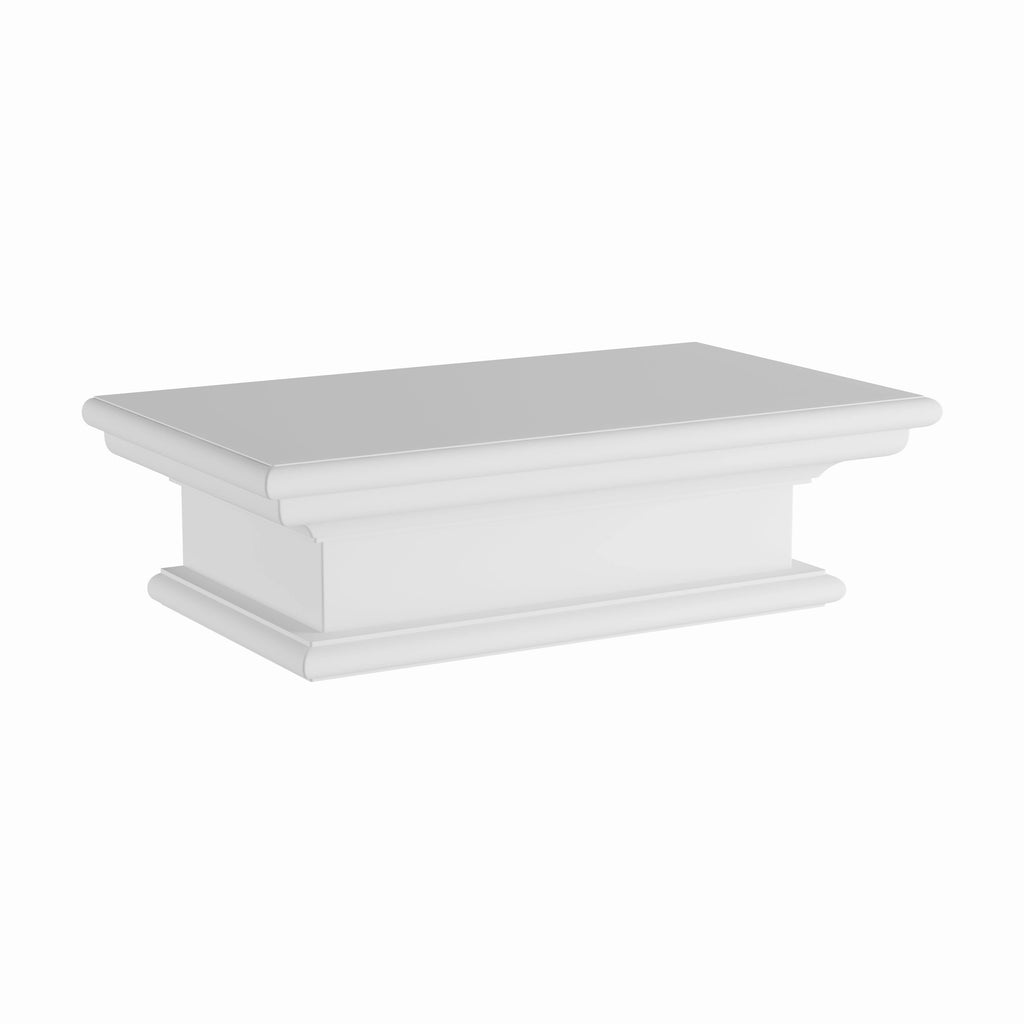 White Floating Wall Shelf H3631