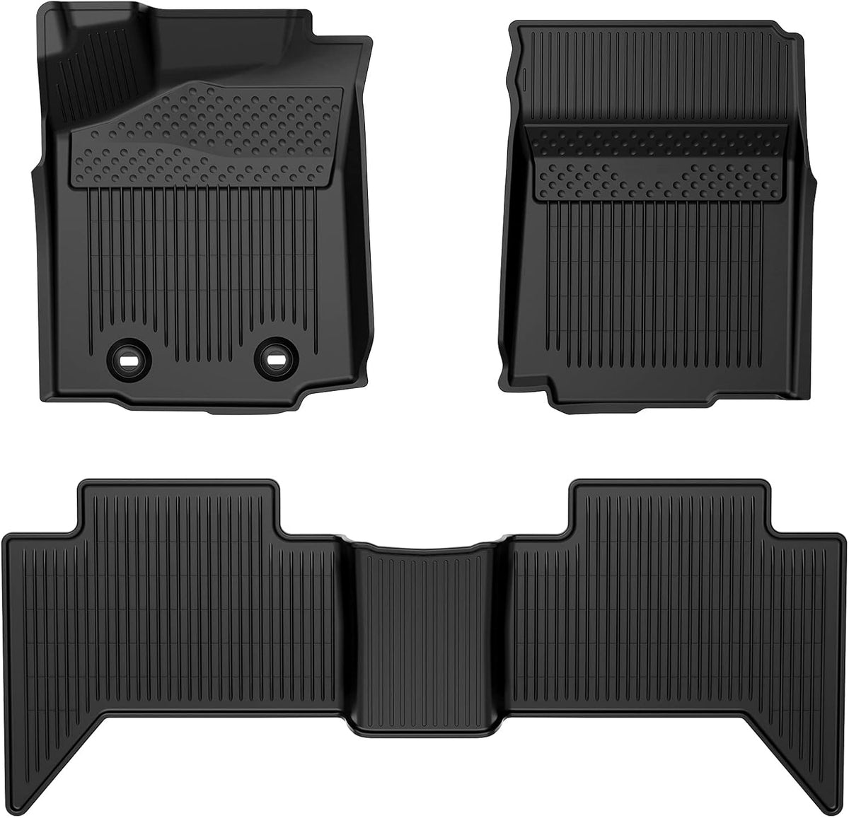 Black TPE Rubber Floor Mats Y51951