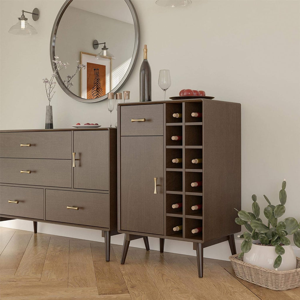 4 Shelf Bookcase, Walnut Y81742