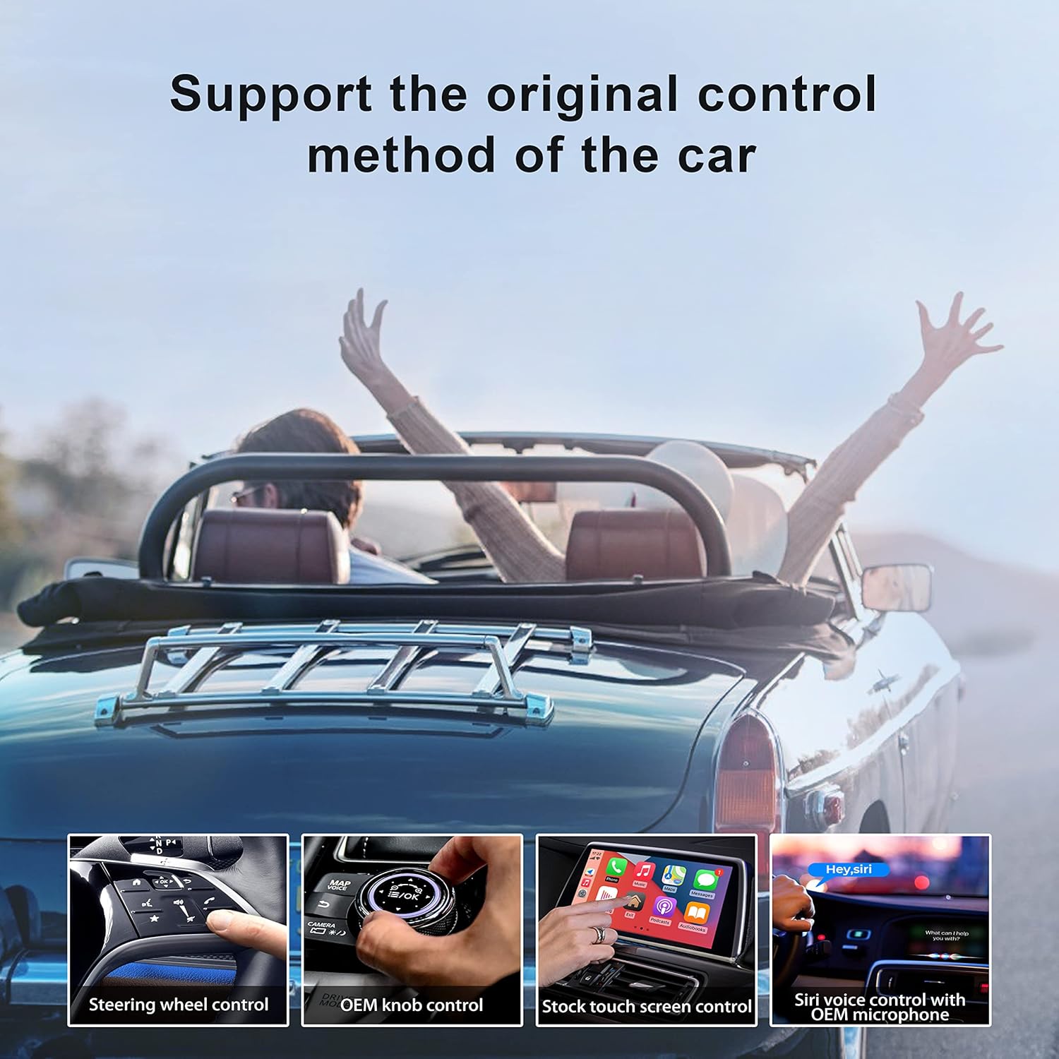 CarPlay Wireless Adapter for OEM Wired CarPlay Cars P681821