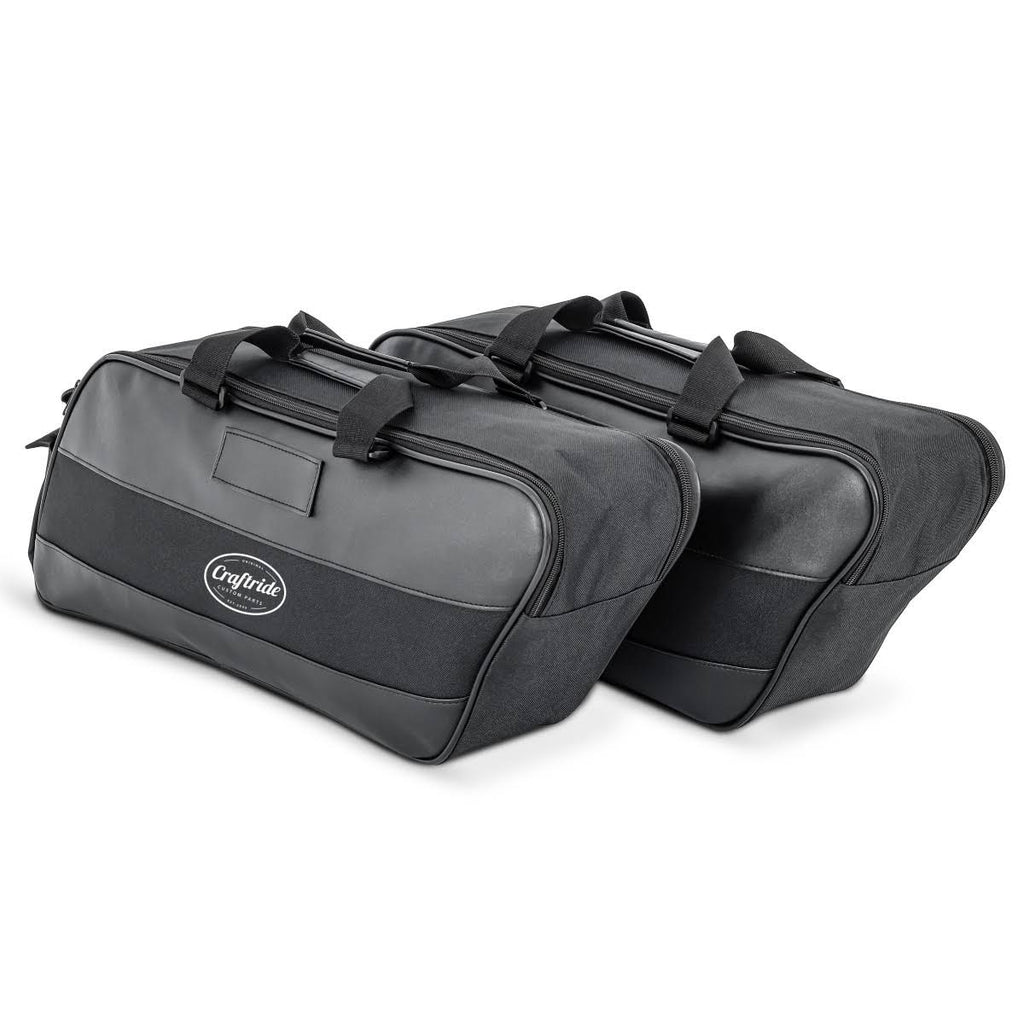 Black 19Ltr Side Case for Harley Road King A8543