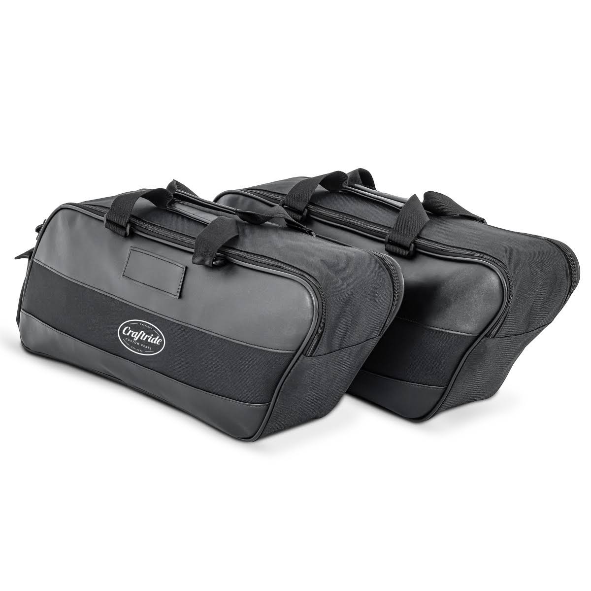 Black 19Ltr Side Case for Harley Road King A8543