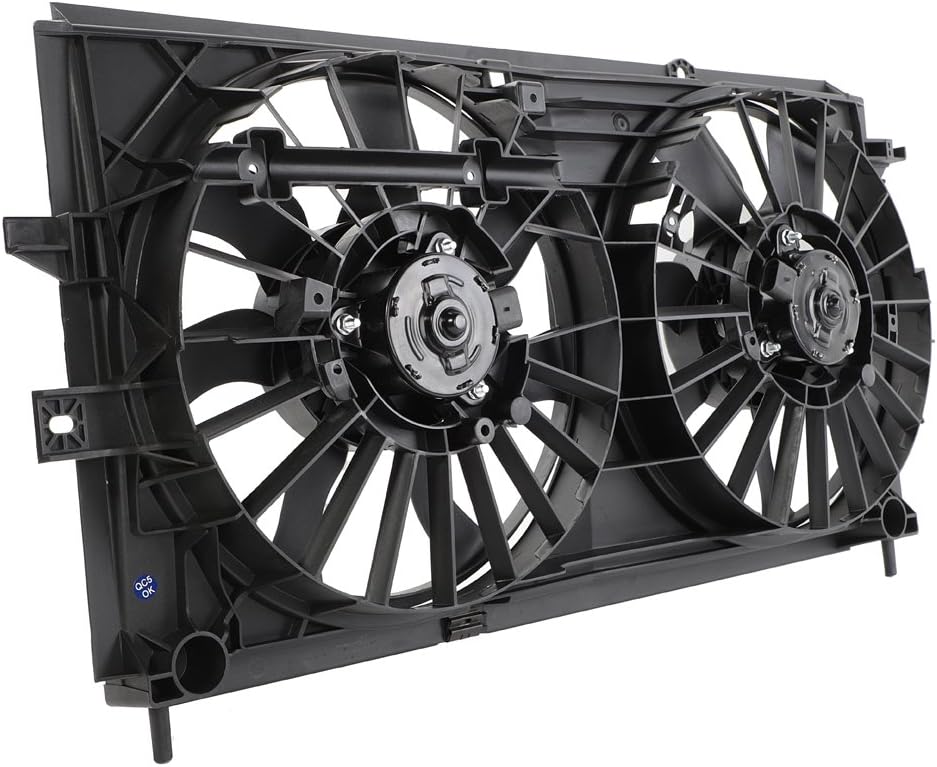 Radiator Cooling Dual Fan Assembly for 2000-2003 Chevrolet Impala Monte V6 3.4L 3.8L K42885