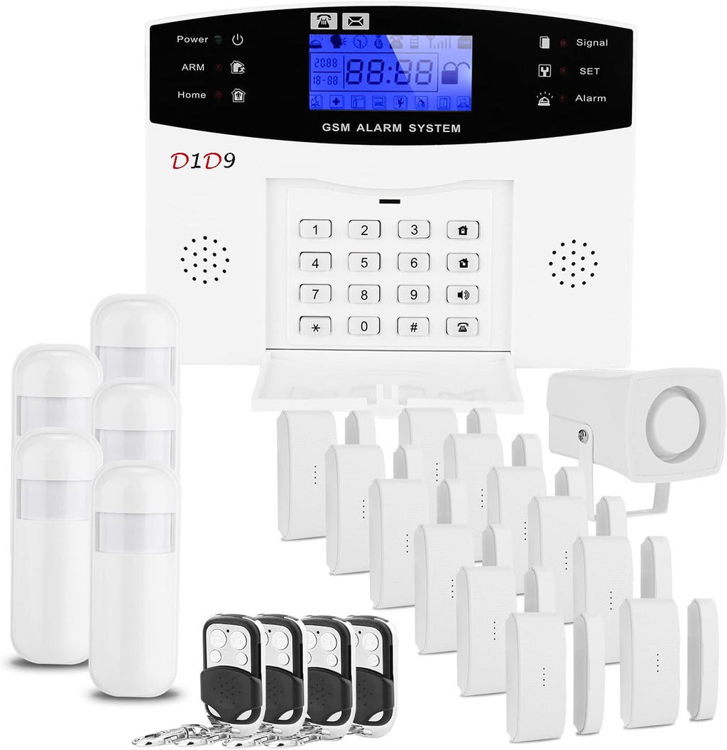 Wireless Home Alarm System for House Security D1912