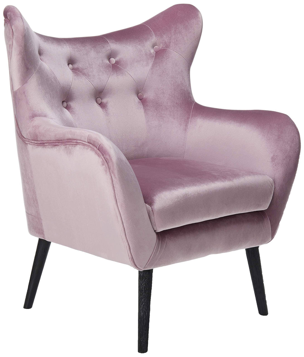 Light Lavender Velvet Arm Chair B272