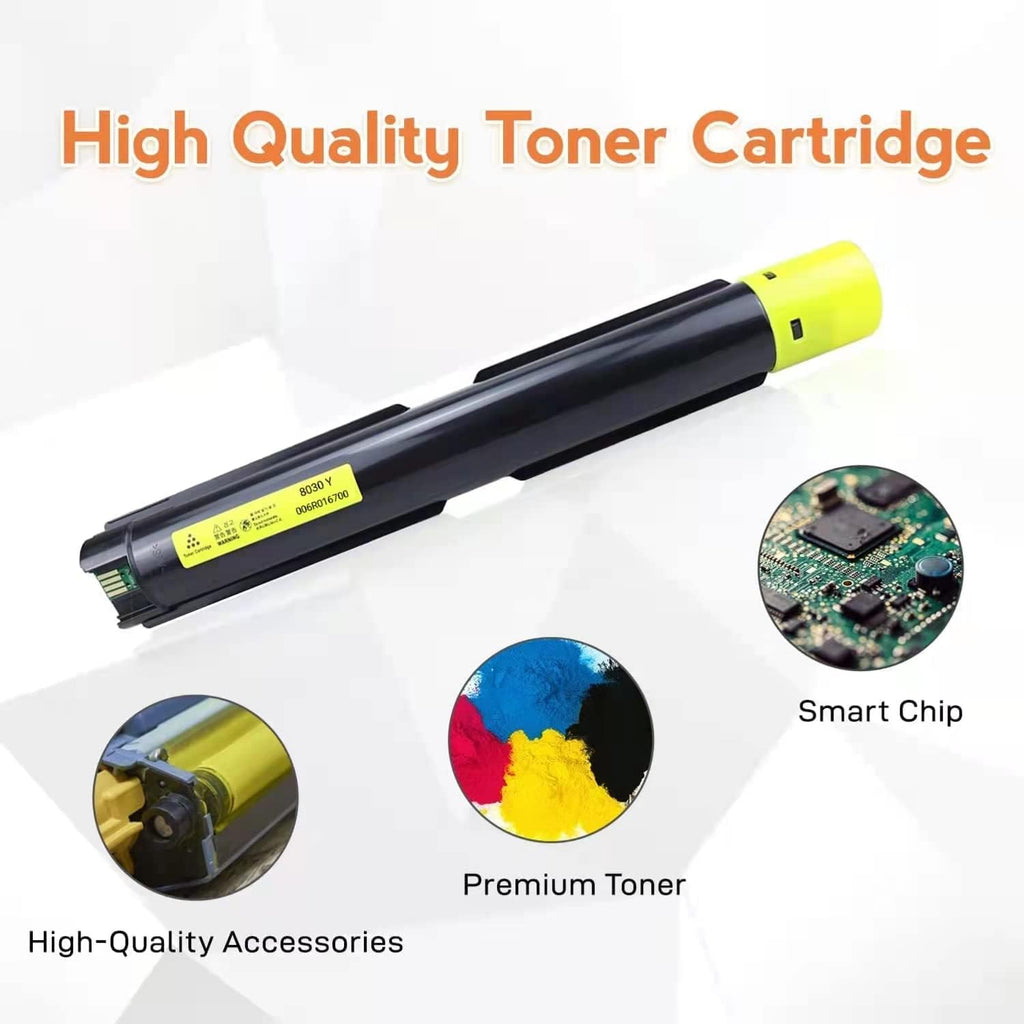 Compatible Toner Cartridge for Xerox AltaLink Printer (1 Black 1 Cyan 1 Magenta 1 Yellow) J76551
