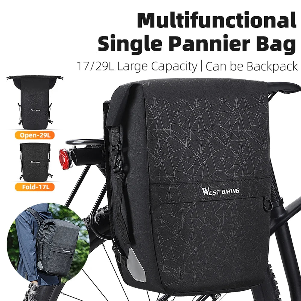 Expandable Bike Rear Seats Bag Cycling Bag E908