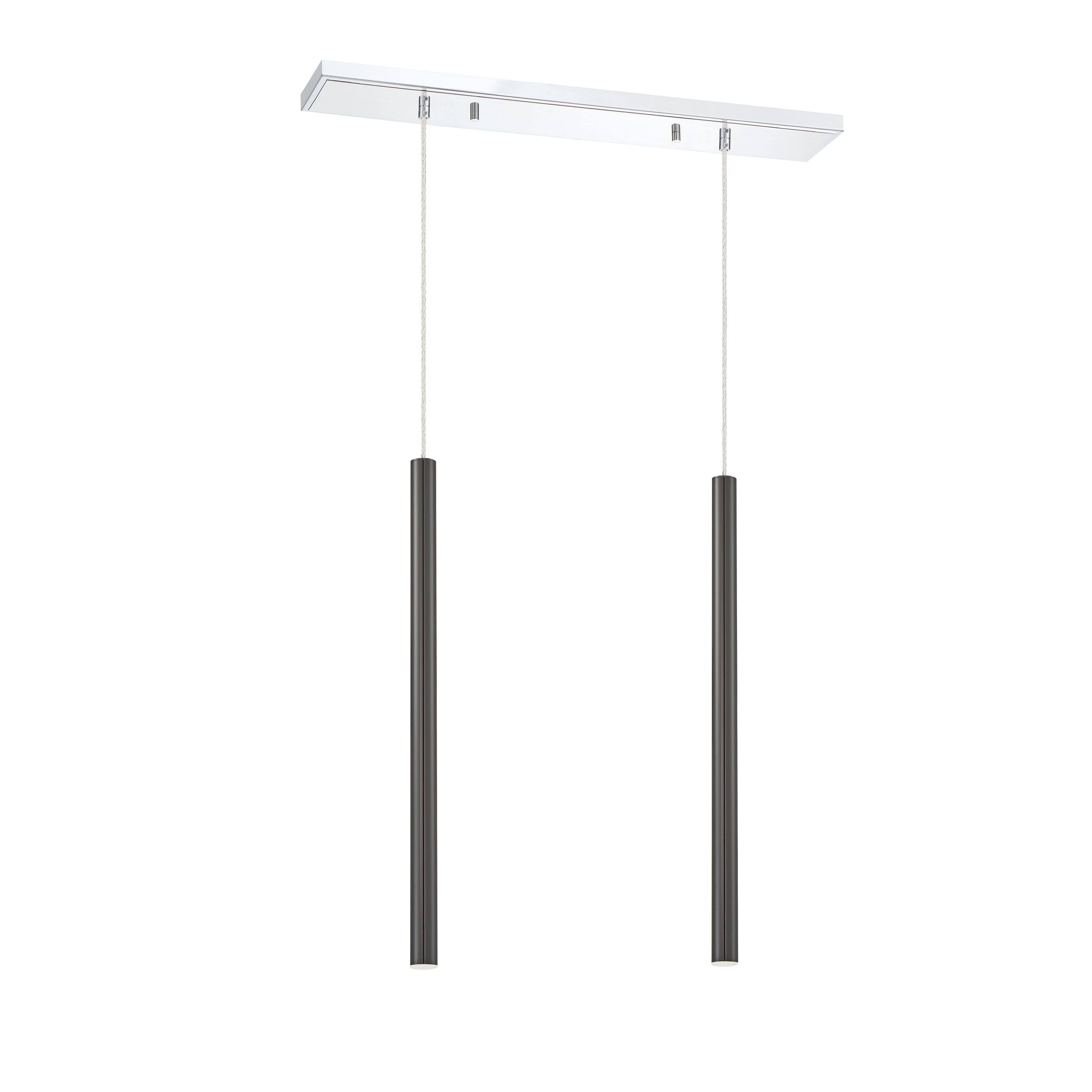 2 Light Chrome LED Island/Billiard Light U792
