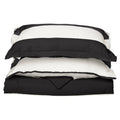 600 Thread Count Cotton Blend Duvet Cover Set (Twin - Black) Z619290