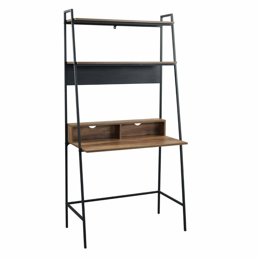 Metal and Wood Ladder Desk E219237