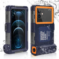 Waterproof Protective Case for Phones Up to 6.9 Inch with Lanyard K946