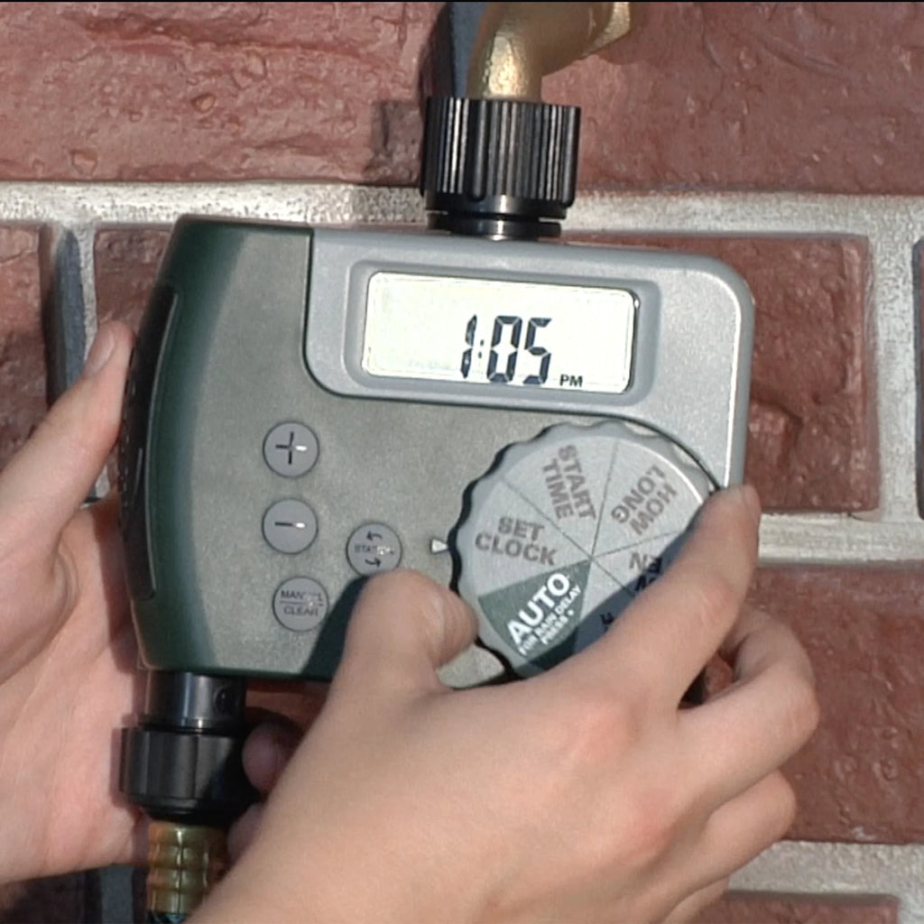 LCD 2-Port Digital Hose Faucet Timer M54068