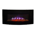 Curved Front Wall Mounted Electric Fireplace M82234