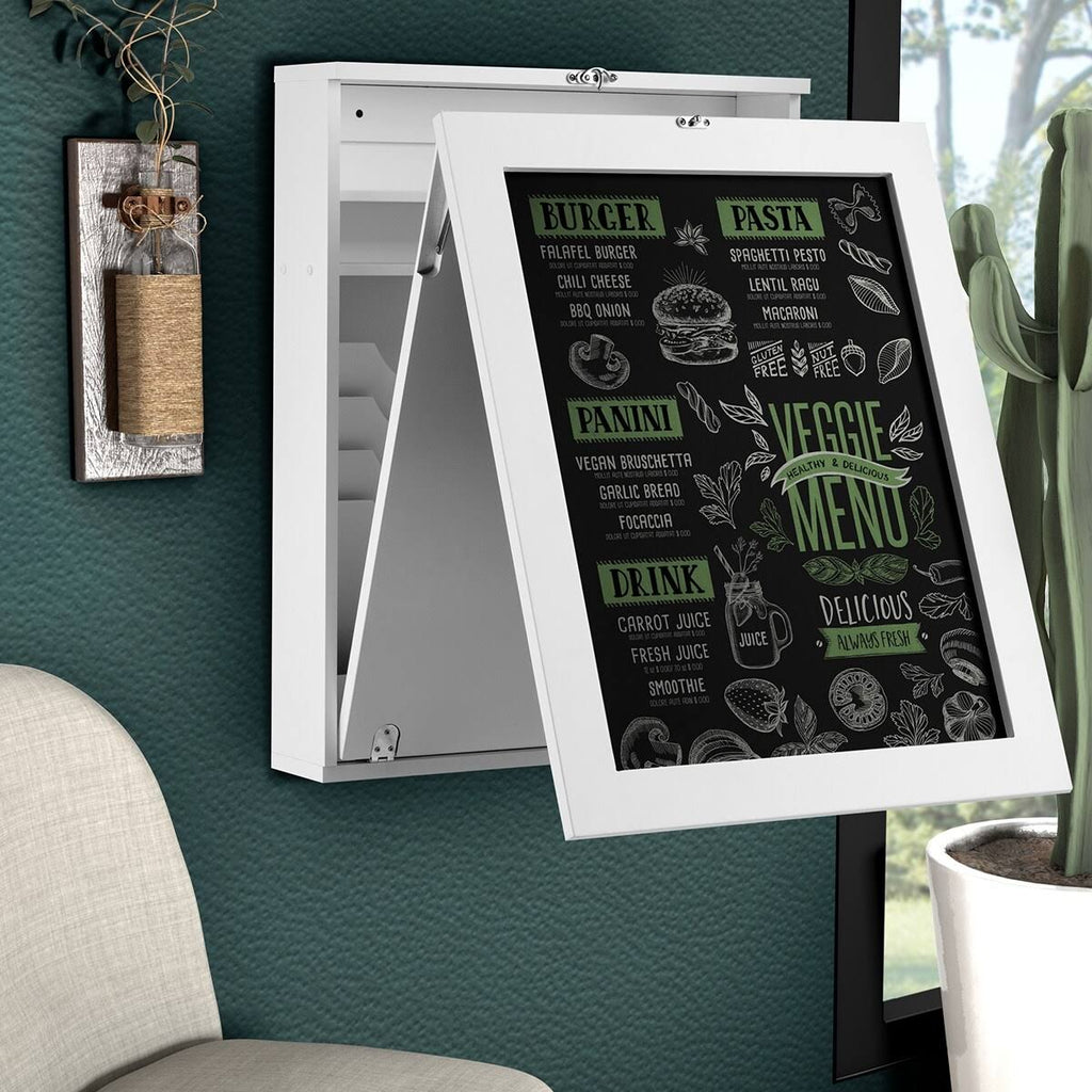 White MDF Wall Mounted Folding Table A811106