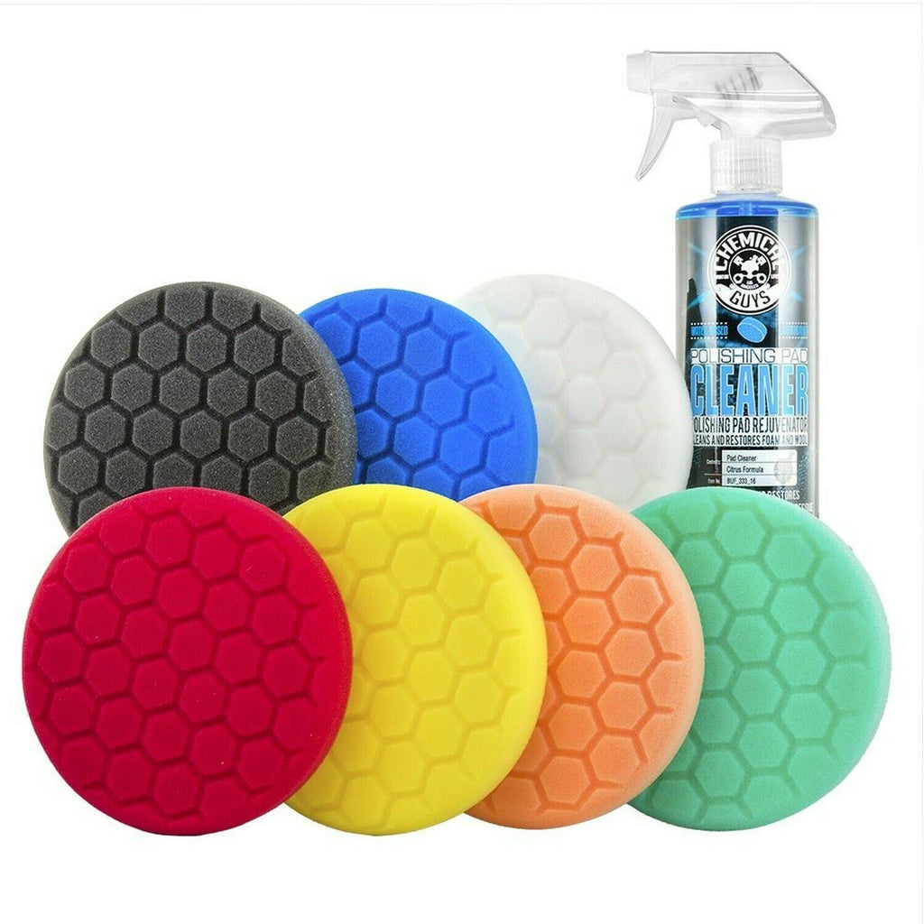 Hex-Logic Buffing Pad Kit 5.5 inch 8 Items B549707