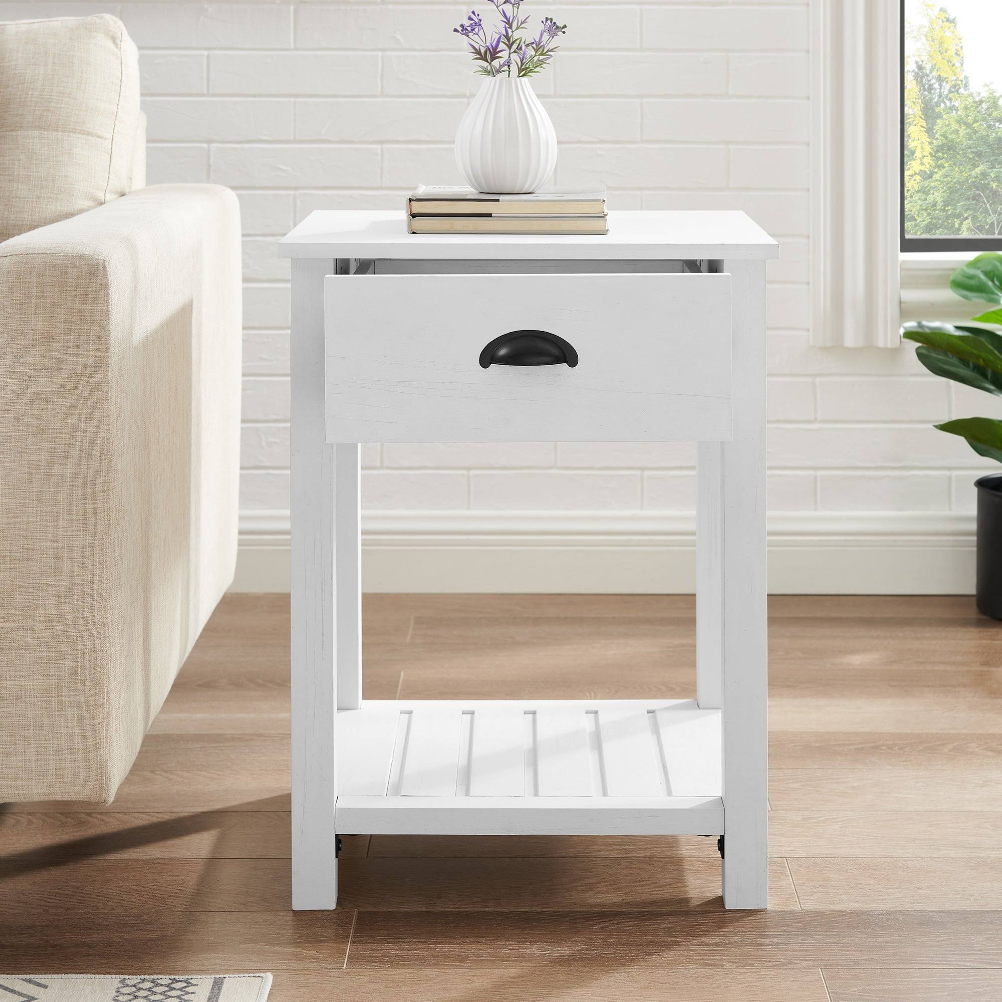 18-inch One-Drawer Side Table C371