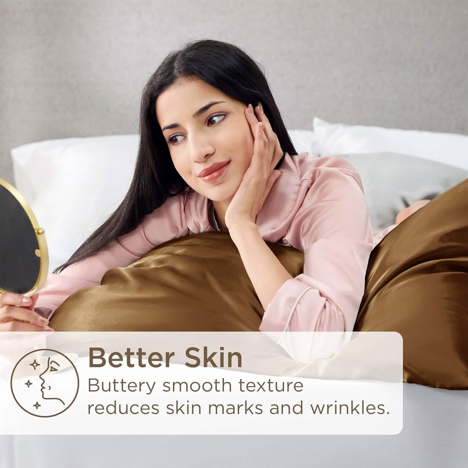 Solid Satin Pillowcase Q76648
