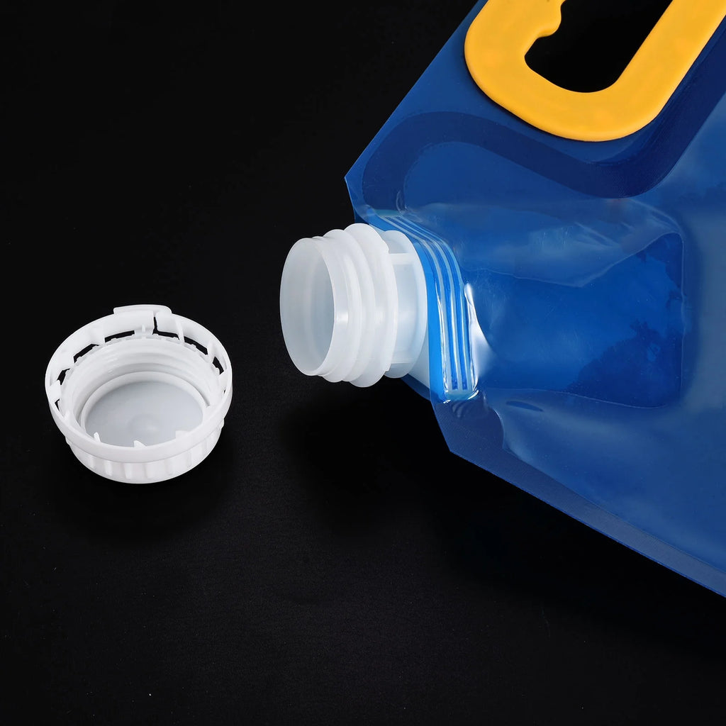 10L Collapsible Plastic Water Container Bag, 2 Pack Blue F686349