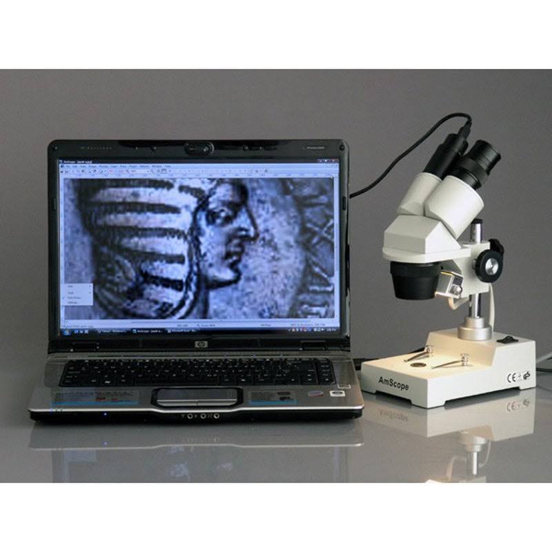 20X-40X-80X Stereo Microscope with 2MP USB Camera A42755