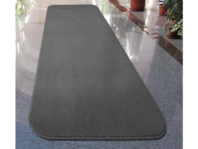 Skid-Resistant Carpet Runner - Gray - 14 ft. x 27 in. Q44418