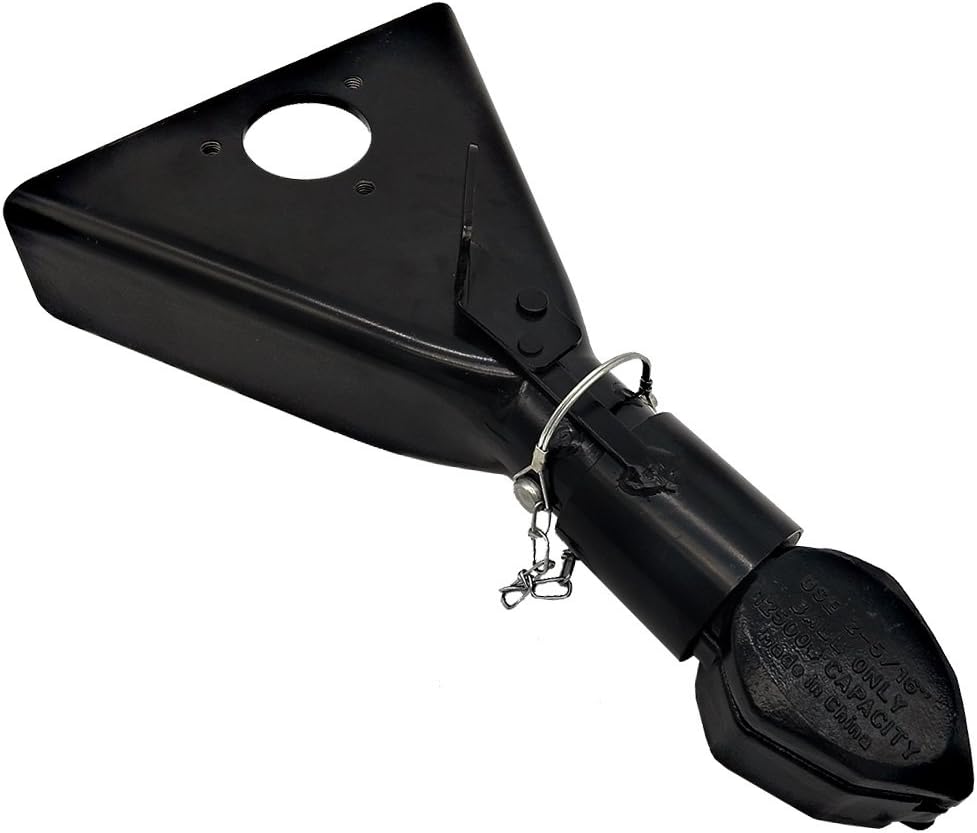 Black A-Frame Trailer Coupler, 2-5/16 Ball Size, 12500Lbs, Pack of 2 Q25148