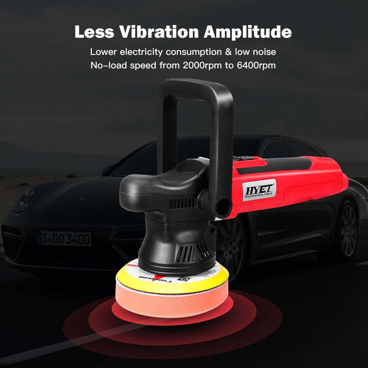 Random Orbital Polisher Dual-Action Sander Buffer Kit (6 inch) V105