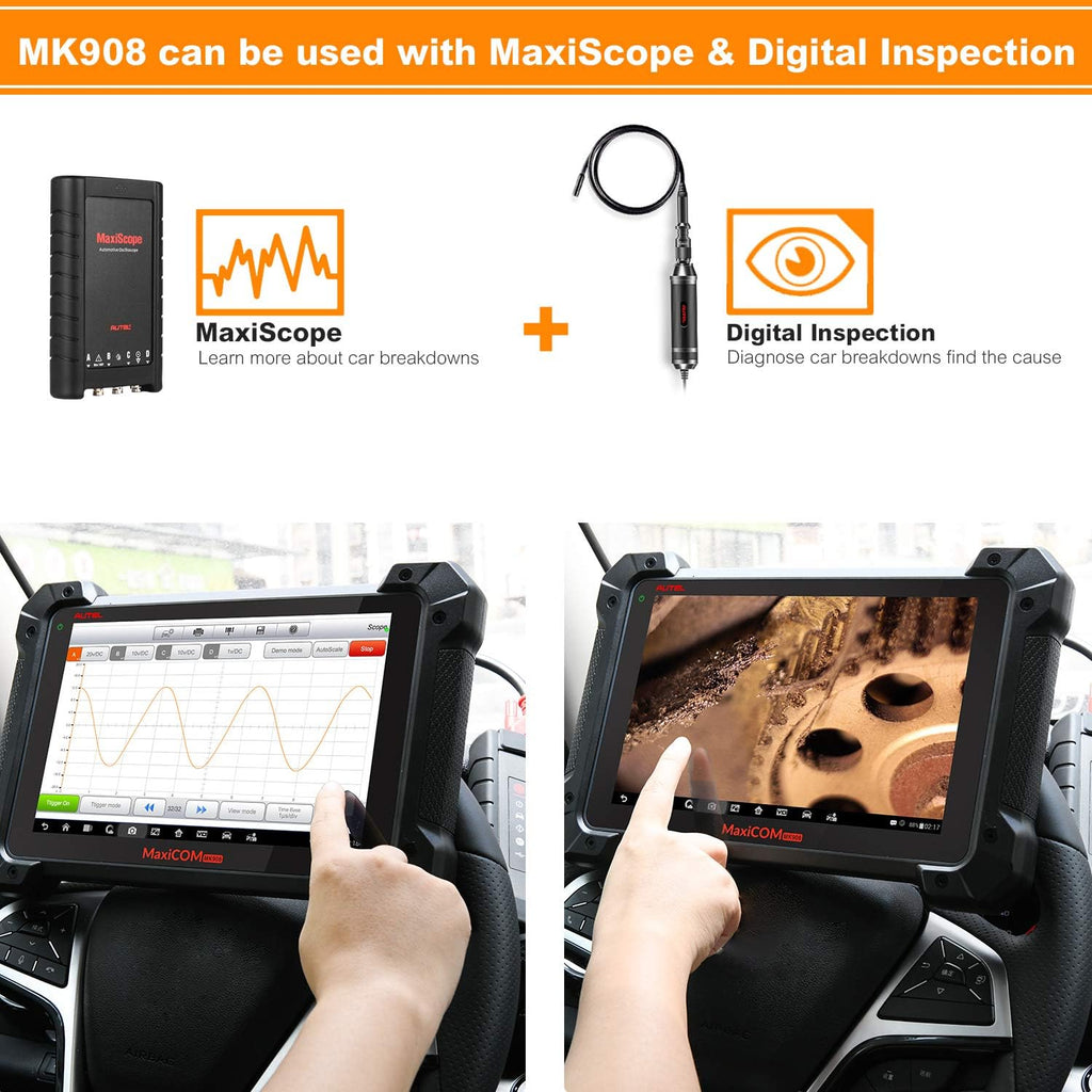 Automotive Scan Tool with Advanced ECU Coding M371