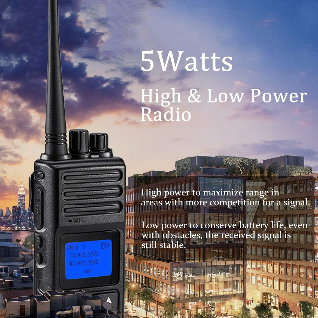 3 Packs UHF Two Way Radios Walkie Talkies X9821