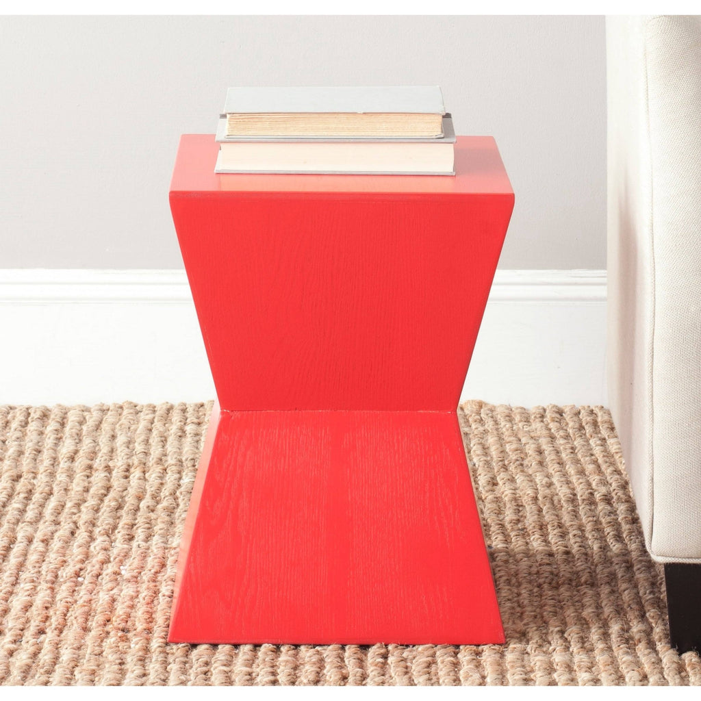 Hot Red Accent Table R376