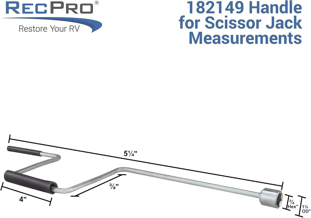 RV Scissor Jack 5000 LB Capacity Heavy Duty Leveling Jack 4-Pack N496038