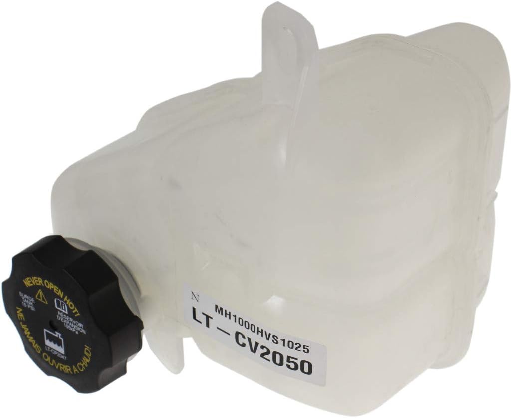 Coolant Reservoir with Cap for Chevy Malibu 2007-2012 3.5L Pack of 2 U97841