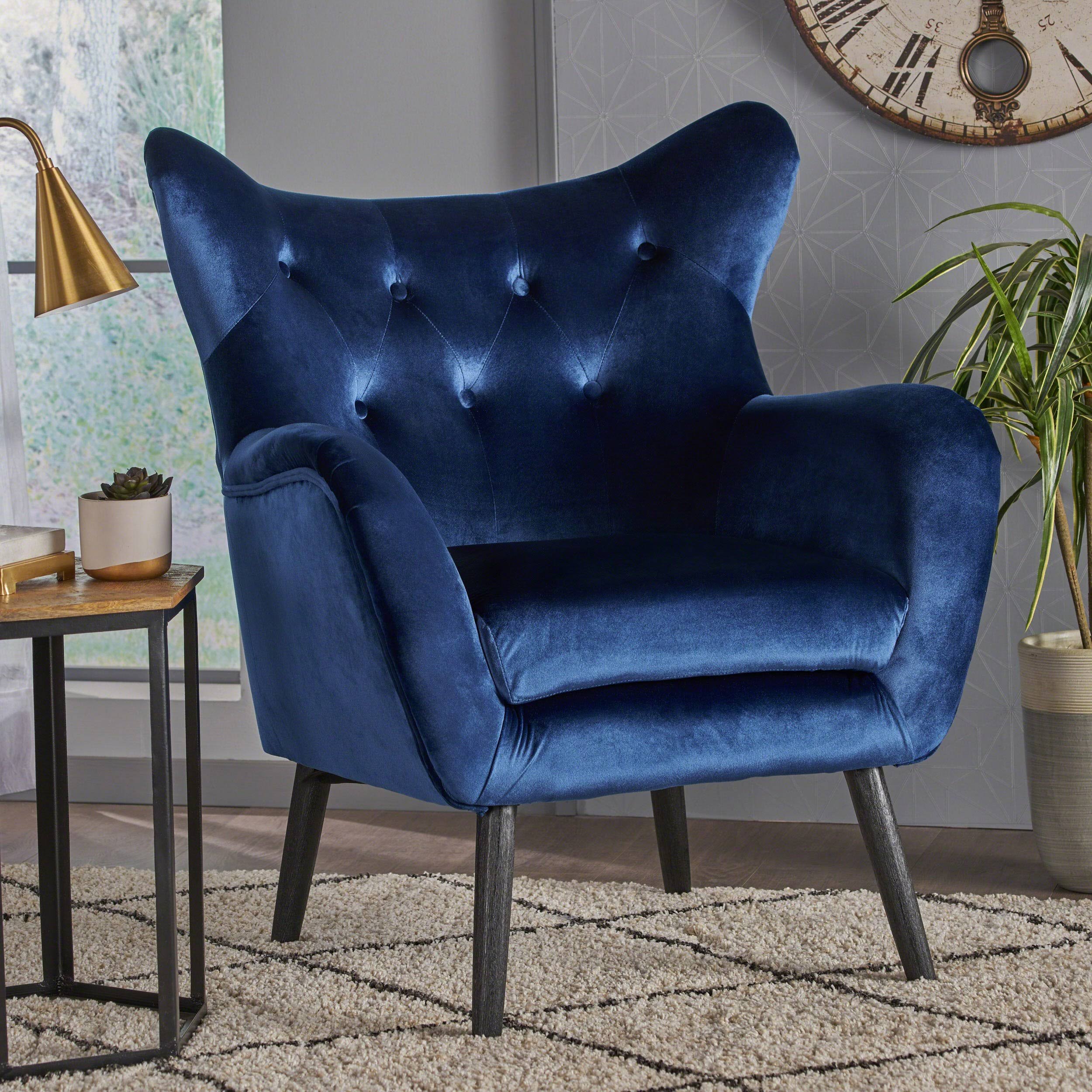 Light Lavender Velvet Arm Chair B272