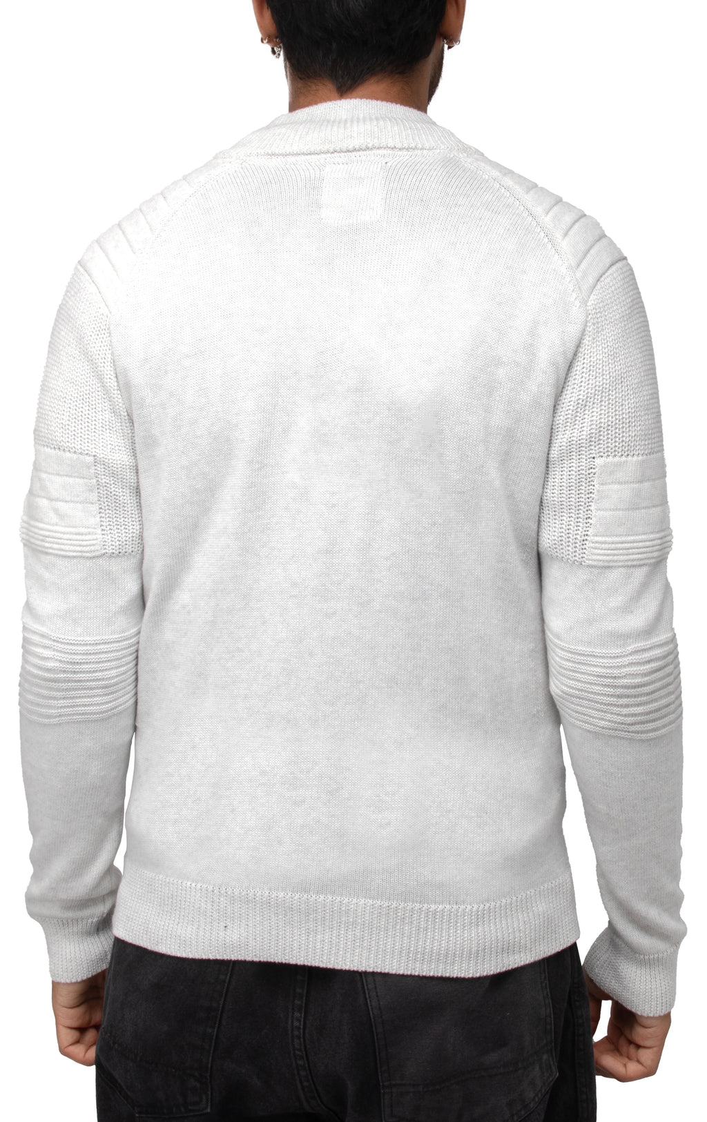 Oatmeal Full Zip Cardigan Sweater O18772