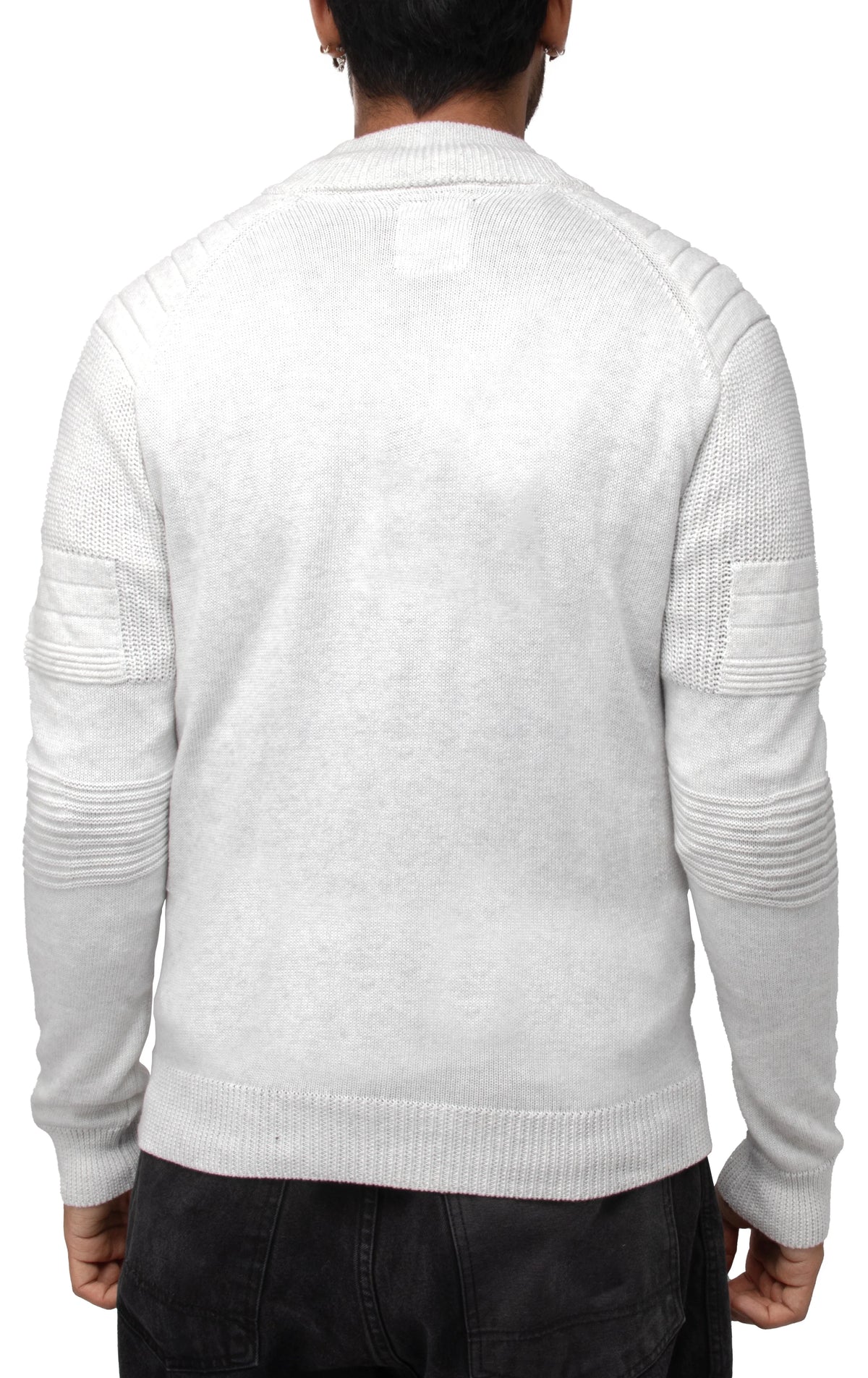 Oatmeal Full Zip Cardigan Sweater O18772