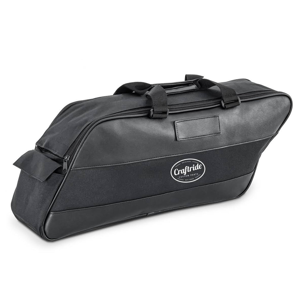 Black 19Ltr Side Case for Harley Road King A8543