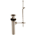 Polished Nickel Pop-Up Drain Assembly with Overflow L598