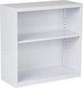 White Metal Bookcase Q43830